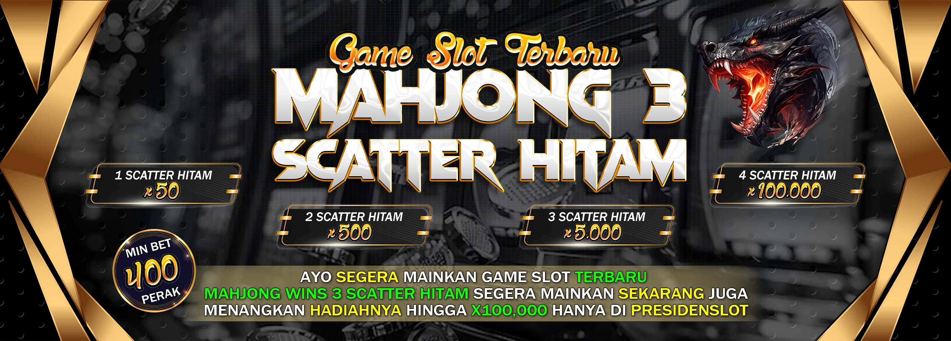 DONE MAHJONG WINS 3 SCATTER HITAM