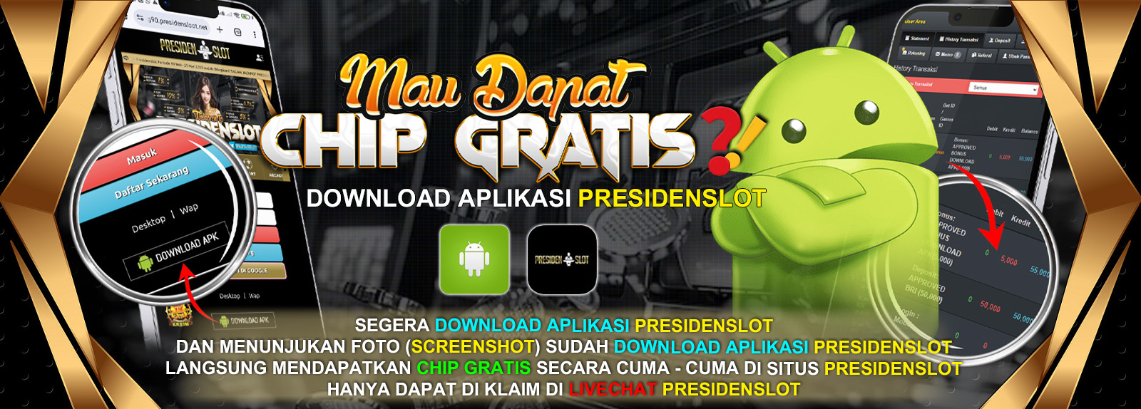 DOWNLOAD APK PRESIDENSLOT